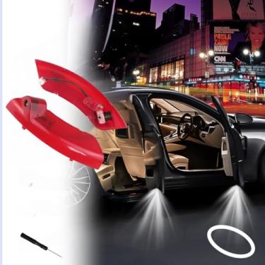 Imagem de Projetor de porta compatível com acessórios Captiva, sem luzes desbotadas, logotipo super brilhante (2 peças)