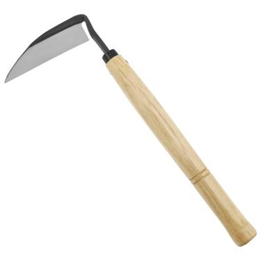 Imagem de Foice de remoção de ervas daninhas estilo japonês ergonômico extrator de ervas daninhas de aço carbono foice enxada ferramenta de jardim eficiente ferramenta manual de remoção de ervas daninhas (cor
