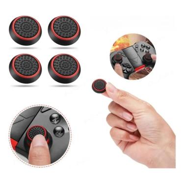 Imagem de 2X Kit 4 Grip Protetor Analógico Controle Ps3 Ps4 Ps5 Xbox O