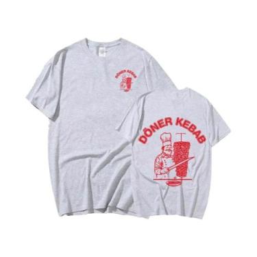 Imagem de Camiseta Gráfica Unissex Oversized De Algodão Com Estampa De Doner Keb