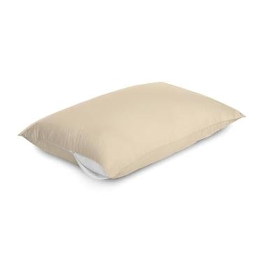 Imagem de Capa de Travesseiro Bege com Zíper, 4 Unidades