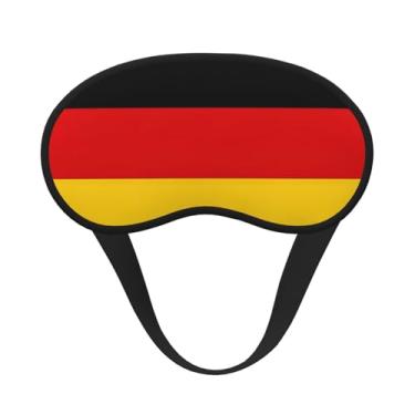 Imagem de Máscara de dormir blackout com estampa de bandeira da Alemanha, máscara para os olhos, leve, macia, para dormir, meditação, viagem, ioga