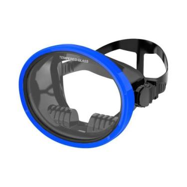 Imagem de Máscara De Mergulho Oval Para Adultos Estilo Retrô Com Visão Panorâmic