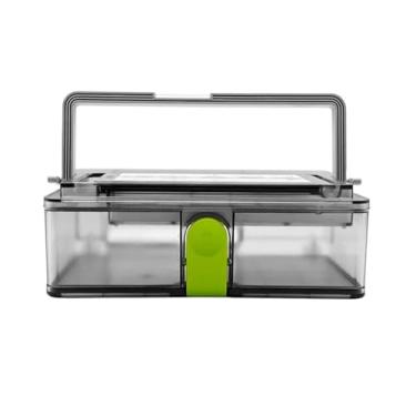 Imagem de Tampa da escova rotativa, reservatório de água, caixa de pó, suporte para pano de limpeza, filtro HEPA, compatível com os acessórios do aspirador robô Qihoo 360 S10 X100 Max(Dark Khaki)