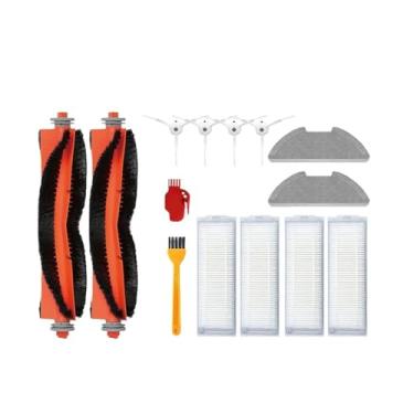 Imagem de Kit de peças de reposição 4 em 1 - Escova principal + Escova lateral + Filtro HEPA + Pano de limpeza, compatível com Xiaomi Mi Robot Vacuum Mop 2 Lite/2 Pro/MJSTL/MJST1SHW(Set 7)