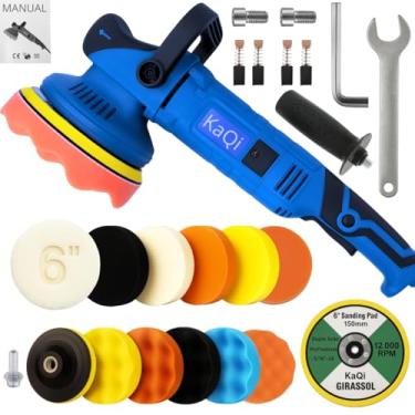 Imagem de KaQi, Politriz Dupla Ação 1050W Roto Orbital + Kit Polimento Auto Detailers KaQi 7150P-220v-KP19