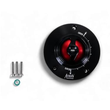 Imagem de Tampas de tanque de combustível CNC modificadas para motocicleta para KAWASAKI Z1000 Z1000SX Z800 Z750 ER6N E6RF ZZR1400 GTR1400 ZX6R ZX10R VERSYS 1000 ABS (vermelho)