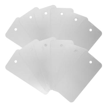 Imagem de Ipetboom Placa de modelo de exibição de amostra de tinta automotiva 4,88 x 2,3 polegadas Testador de tinta spray para pintura de janela automotiva e exposição de amostras de envoltório de vinil