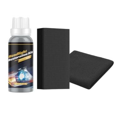 Imagem de Kit Para Restauração De Faróis De ,Ferramentas De Restauração De Lente De Farol | Ferramentas De Polimento Para Faróis - Para Cuidado De Automóvel Veículo Camião Renovação Detalhamento SUV Autocaravan