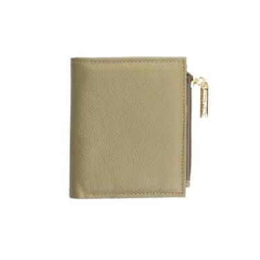 Imagem de Carteira feminina pequena de couro liso Lilian-Feminino