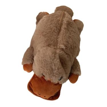 Imagem de FytStycale Estojo de Lápis em Formato de Bichinho de Pelúcia, Nécessaire, Estojo para Marcadores de Texto, Adesivo, Lápis de Sobrancelha, Borrachas E Réguas, Ornitorrinco