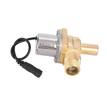Imagem de YOUTHINK Sensor de Mictório para Banheiro, Válvula Solenóide de 6 V, Válvula de Cobre Fácil de Usar Com Alta Confiabilidade, Adequado para Estações e Aeroportos (Válvula solenóide de urinol de