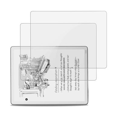 Imagem de NOUKAJU [Pacote com 2] Protetor de tela para o novo modelo Scribe de 11 polegadas, vidro temperado HD, dureza 9h, antiimpressão digital, protetor de filme de vidro temperado para o novo visor Scribe