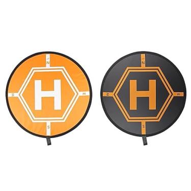 Imagem de BTG 80CM 31Inch RC Drone Landing Pad with Reflective Tape for DJI Flip/NEO/Avata 2/Mavic 4 3 Pro Classic/Mini 5 4 3 Pro/Mini 2 4K/ Mavic Air 3S/Holy Stone/FPV RC Drone Parking Apron