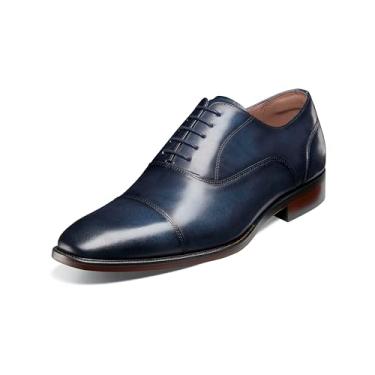 Imagem de Florsheim Sapato Oxford masculino Sorano Lux bico bico, Azul marino, 43