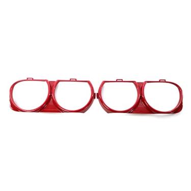 Imagem de Borda de Farol Dianteiro 2 peças Esquerda Direita Substituição para Dodge Challenger 2015-2018 OEM 68259055AB CH2510102 68259054AB CH2511102