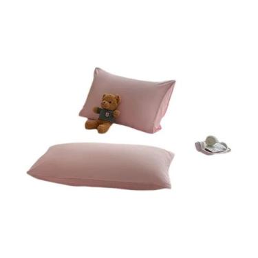 Imagem de Lençol Ajustável De Cor Sólida Para Colchão De Tamanho Solteiro, Casal