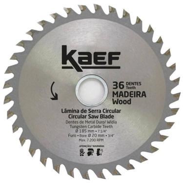 Imagem de Disco de Serra Circular 7.1/4” (185mm) Cortag, 36 Dentes