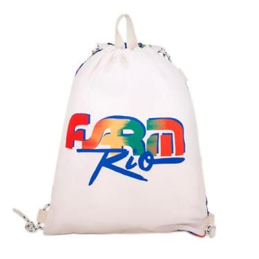 Imagem de Bolsa Farm Praiana Rainbow X Patch Azul