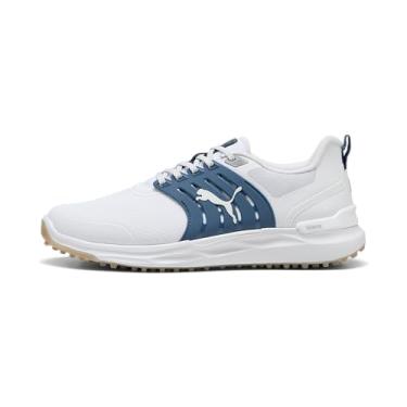Imagem de PUMA Tênis de golfe masculino Ignite Elevate 2, Puma Café Indigo-Ice Branco-escuro, 45