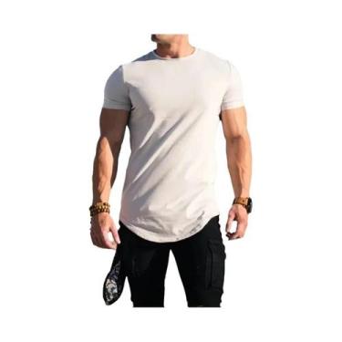 Imagem de Camiseta Masculina De Fitness Muscular Para Verão, Treino Na Academia,