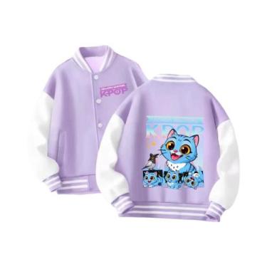 Imagem de Jaqueta De Uniforme De Beisebol Kpop Demon Hunter Para Meninas, Manga 