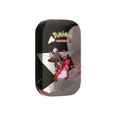 Imagem de Mini Lata Pokemon Raio Preto e Fogo Branco De Krookodile e Excadrill -