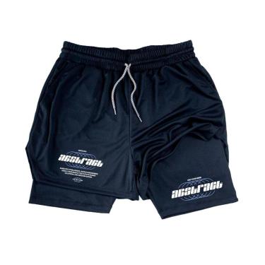 Imagem de Short Compressão Treino‎ And Lifes Alway Abstract Logo-Masculino