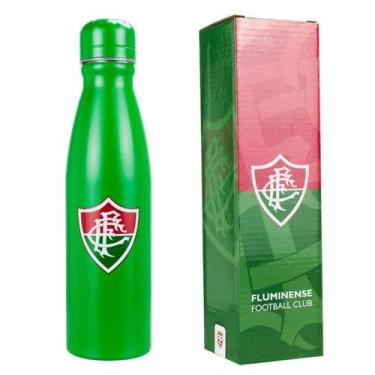Imagem de Garrafa Redonda Alumínio 600Ml - Fluminense - Mileno
