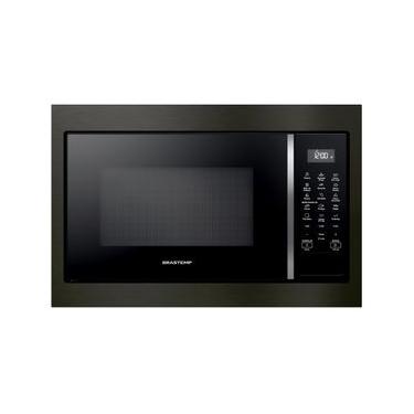 Imagem de Micro-ondas de Embutir Brastemp Eclipse Collection com 32 Litros de Capacidade Black Inox - BM146AP