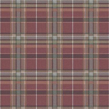 Imagem de Papel De Parede Botany House Xadrez Roxo 15578