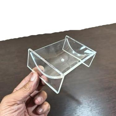 Imagem de Saboneteira Acrílico Transparent Feita Mão Exclus 11x8,5x4cm