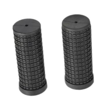 Imagem de KiBcsLic 1 Par de Manoplas de Borracha para Guidão de Bicicleta - Substituição Direta - Duráveis ​​- Fáceis de Instalar - Acessório Profissional e Prático com, Curto