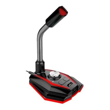 Imagem de Microfone de Mesa Gamer USB Tecnologia Omnidirecional