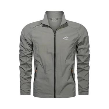 Imagem de Jaqueta Masculina De Verão Com Proteção UV UPF100+, Corta-Vento Respir
