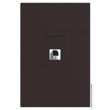 Imagem de Kit Rj45 Cat5 Internet Vertical 4X2 Brs12371-4Ch