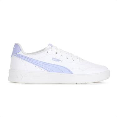 Imagem de Tênis Puma Court Lally BDP Branco e Lilás - Feminino-Feminino