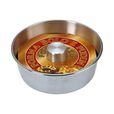 Imagem de Forma / assadeira de aluminio para bolo / torta / pudim com tubo 7x21c