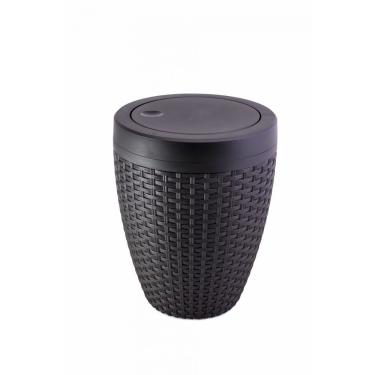 Imagem de Cesto Rattan 7,5 Litros Preto - Aquaplas