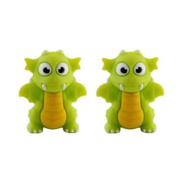 Imagem de Contas De Silicone 3D De Dinossauro, Vaca E Macaco, 5 Peças Para Acess