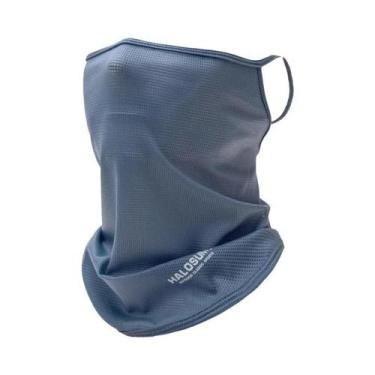 Imagem de Máscara Facial De Ciclismo Em Seda Gelada Respirável Com Proteção Sola
