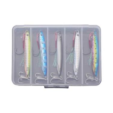 Imagem de Isca Artificial De Metal Aorace Para Pesca De Robalo, 21g 30g 40g, 5 P