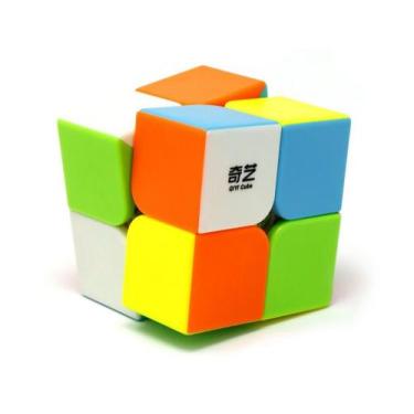 Imagem de Cubo Mágico 2x2 Profissional Original QiDi QiYi Stickerless Lubrificad