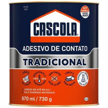 Imagem de Cola Tradicional Sem Toluol, Branco, 730 G, Cascola