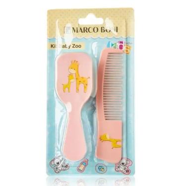 Imagem de Pente Com Escova Baby Zoo Girafa Marco Boni