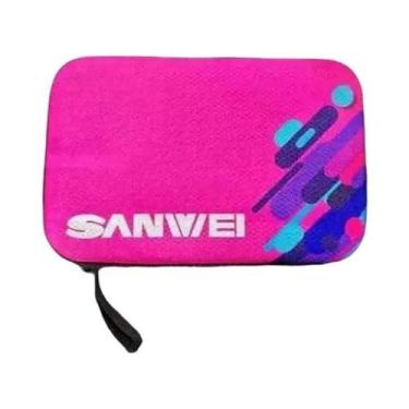 Imagem de Estojo Para Raquete De Tênis De Mesa Em Tecido Oxford Durável, Capa Rí