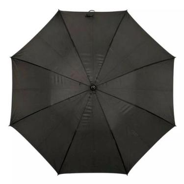 Imagem de Guarda-chuva Grande Automático Reforçado Preto Alabama Mor