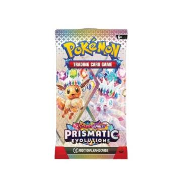 Imagem de Pokemon TCG: Scarlet & Violet Prismatic Evolutions Booster Pack (Random Art) - 10 Cards