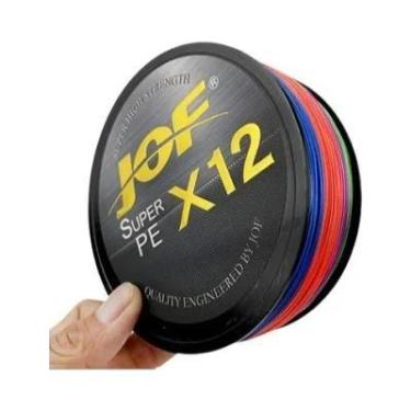Imagem de Linha De Pesca Trançada PE Multifilamento Super Forte 12 Fios 9 Fios 1