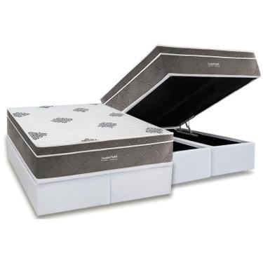 Imagem de Cama Box Baú Queen + Colchão Molas Inovaflex Essential 158x198